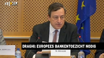 RTL Z Nieuws Draghi wil dat Europa meer doet om euro in rustiger vaarwater te brengen