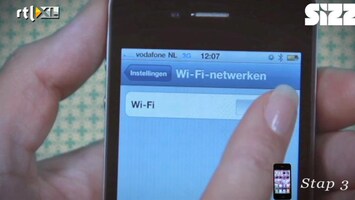 Sizz Wifi instellen | IPhone 4