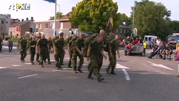 RTL Nieuws Deelnemers Vierdaagse door Elst