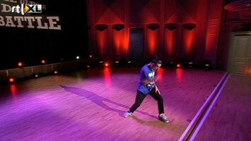 The Ultimate Dance Battle Xander wil hetzelfde resultaat als zijn dansmaatje