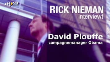 RTL Nieuws Rick Nieman interviewt David Plouffe (2009)