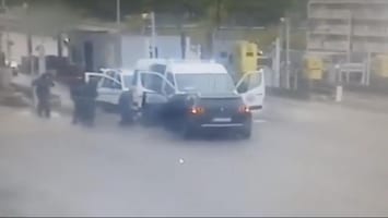 Camerabeelden van gewelddadige ontsnapping gevangene Frankrijk