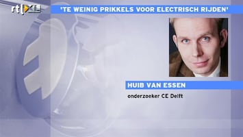 RTL Z Nieuws Te weinig prikkels voor elektrisch rijden