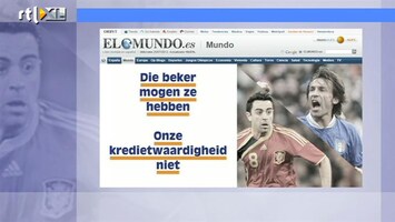 RTL Z Nieuws Spanjaarden geloven niet dat VVD-poster over Spanje echt is