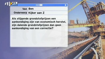 Special: De Kijker Aan Zet Duiden dalende grondstofprijzen op een correctie?