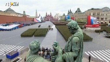 RTL Nieuws Militair vertoon op Rode Plein