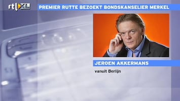 RTL Nieuws 'Wilders handicap voor Rutte bij Merkel'