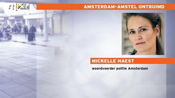 RTL Z Nieuws Politie: niet te zeggen hoe lang stremming Amstel kan duren