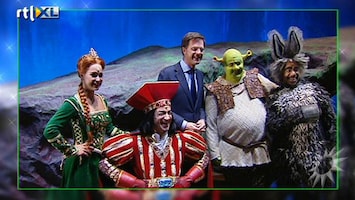 RTL Boulevard Mark Rutte bij Shrek