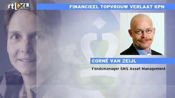 RTL Z Nieuws Corné: Het rommelt in top KPN, slecht signaal voor beleggers