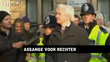 RTL Z Nieuws Assange weer voor rechter om uitlevering