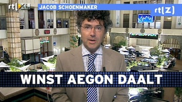 RTL Z Voorbeurs Schoenmaker: onderliggend zien cijfers Aegon er best goed uit
