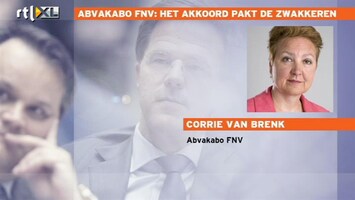 RTL Z Nieuws FNV: ordinaire lastenverzwaring