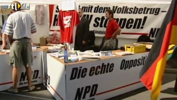 RTL Nieuws 2004: Neonazi's organisern dorsfeest in Sachsen