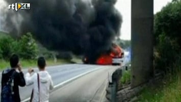 RTL Nieuws Explosie na brand in bus Australië