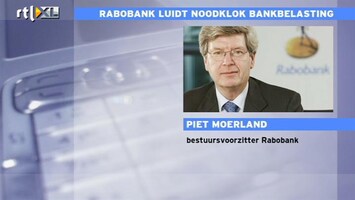 RTL Z Nieuws Rabo-ceo: bankentaks is excessief, schadelijk en niet effectief