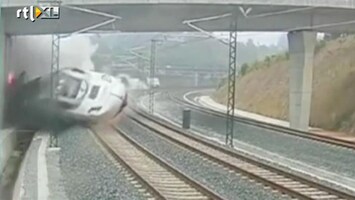 RTL Z Nieuws Dramatische beelden treinramp Spanje