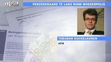 RTL Z Nieuws AFM: Verzekeraars moeten woekerpolis-klanten bellen en helpen