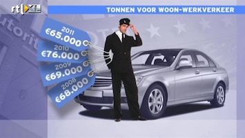 RTL Nieuws Tonnen voor woon- werkverkeer AFM-bestuurder