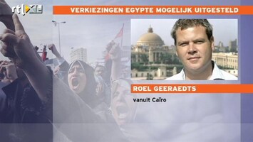 RTL Nieuws Roel Geeraedts: Egyptenaren willen rust
