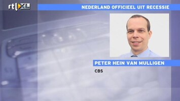 RTL Nieuws CBS: Nog niet de vlag uit wegens einde recessie