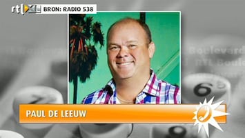 RTL Boulevard Paul de Leeuw woest op collega's