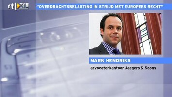 RTL Z Nieuws Overdrachtsbelasting is heffen om het heffen'