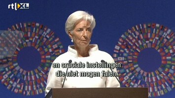RTL Z Nieuws Lagarde (IMF): we are losing momentum
