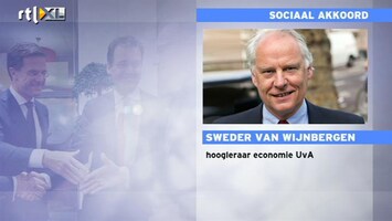 RTL Z Nieuws Van Wijnbergen: akkoord is per saldo verstandig