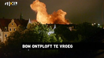 RTL Z Nieuws Bom WOII ontploft te vroeg in München