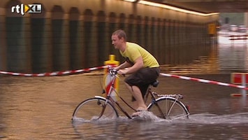 RTL Nieuws Veel overlast door noodweer in oosten van het land