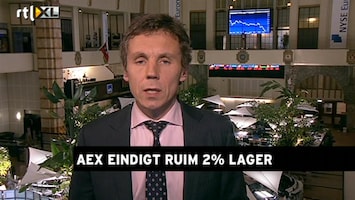 RTL Z Nieuws Eurocrisis brengt AEX naar laagste punt 2012