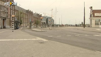 RTL Nieuws Amsterdammers op de hoogte van staking