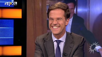 RTL Boulevard Mark Rutte aan de desk!