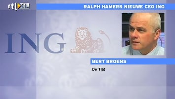RTL Z Nieuws Ralph Hamers nieuwe CEO ING