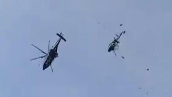 Twee helikopters botsen op elkaar in Maleisië: 10 doden