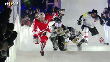 RTL SportcafÃ©: Schaatsen Red Bull Crashed Ice in Lausanne