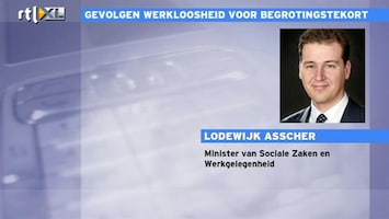 RTL Z Nieuws Asscher: niet tornen aan norm 3% begrotingstekort