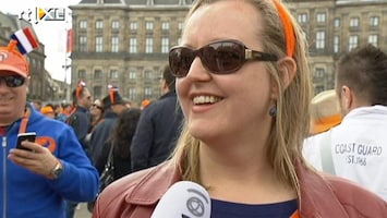 RTL Nieuws Oranjefans op Dam: 'Ik was geëmotioneerd"