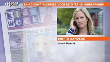 RTL Nieuws Britta Sanders: Adjunct Kidsweek pleit onschuldig te zijn