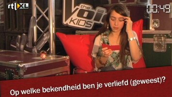 The Voice Kids Grabbelen met Celine