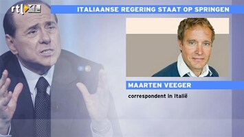 RTL Z Nieuws Lega Nord wil regering Italië laten vallen op bezuinigingen: een verslag