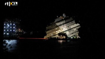 RTL Nieuws Rechtzetten Costa Concordia in een ruime minuut