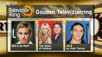 RTL Boulevard Genomineerden Gouden Televizier-Ring