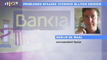 RTL Z Nieuws Tegenvaller: president Rajoy geeft geen openheid over redding Bankia