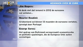RTL Z Nieuws 14:00 uur: Beursgoeroes denken dat Griekenland wel/niet eurozone gaat verlaten
