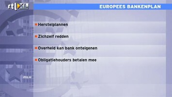 RTL Z Nieuws EU: banken moeten zichzelf kunnen redden