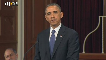 RTL Nieuws Emotionele Obama tijdens Boston-herdenking