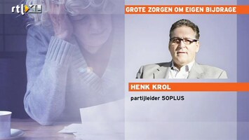 RTL Z Nieuws Rijke bejaarden boos op eigen bijdrage Zorg: enorme bedragen