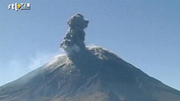 RTL Nieuws Popocatapetl spuit as en gas